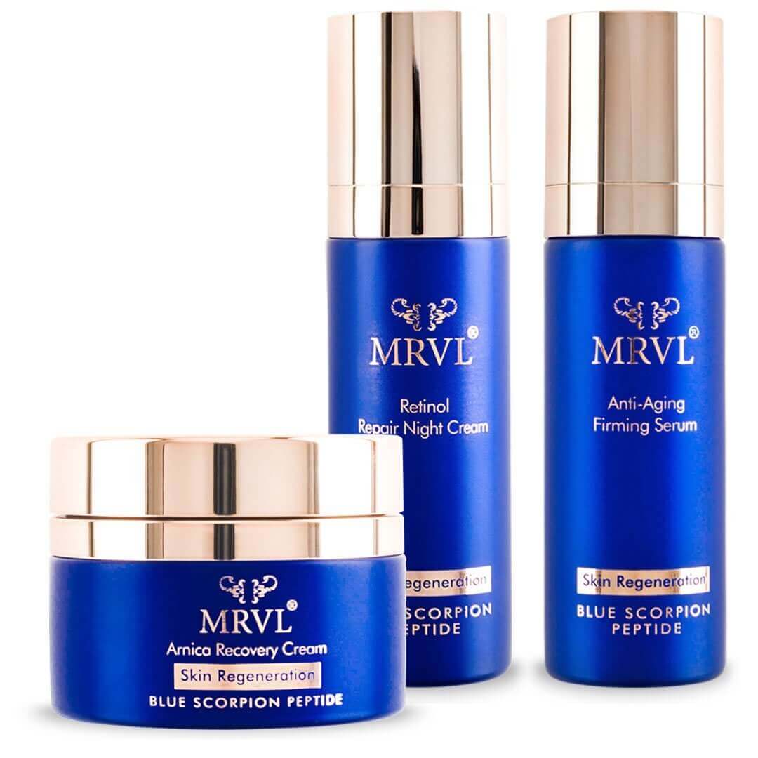 MRVL Renewal Essentials: two serums and a cream